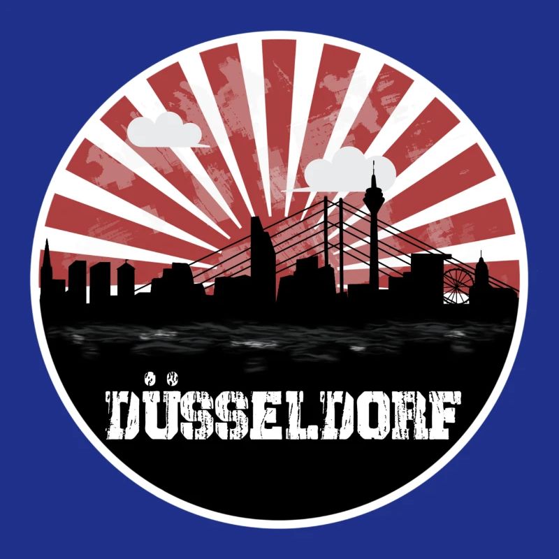 Match à domicile de Düsseldorf Skyline