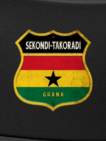 Drapeaux de Sekondi-Takoradi Ghana