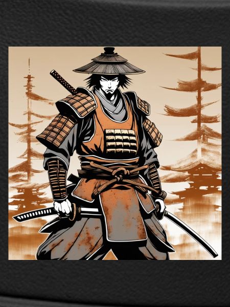 Samurai im Ocker-Rüstungsstil