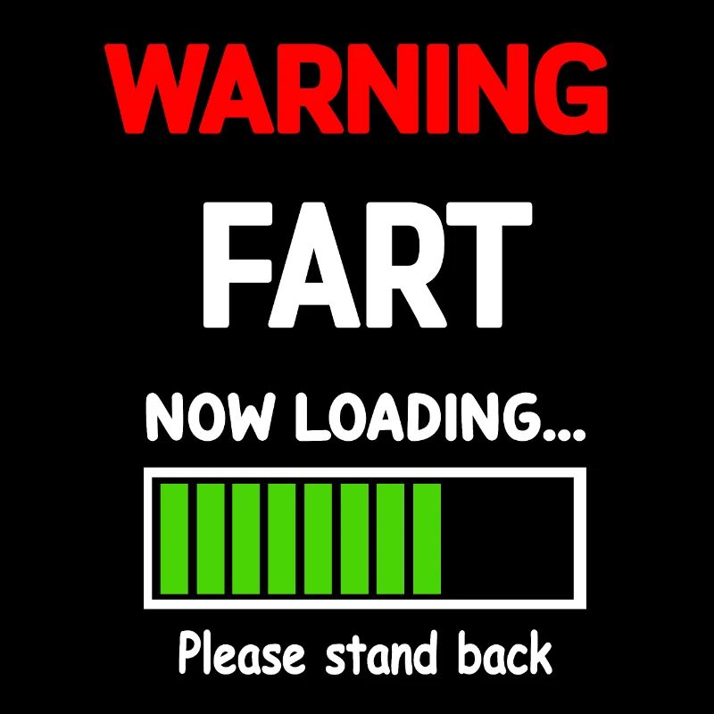 Comic Humour Fart Loading T-Shirt