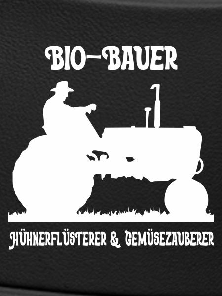 Bio Bauer Traktor Silhouette