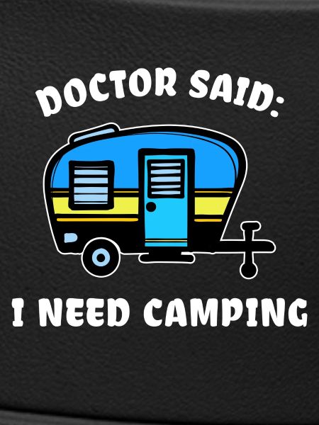Urlaub Statement Wohnwagen Camping Wanderer