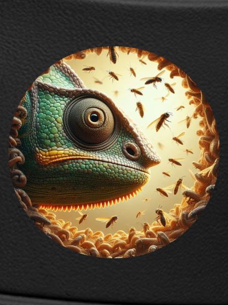 Chameleon with Bees Animation