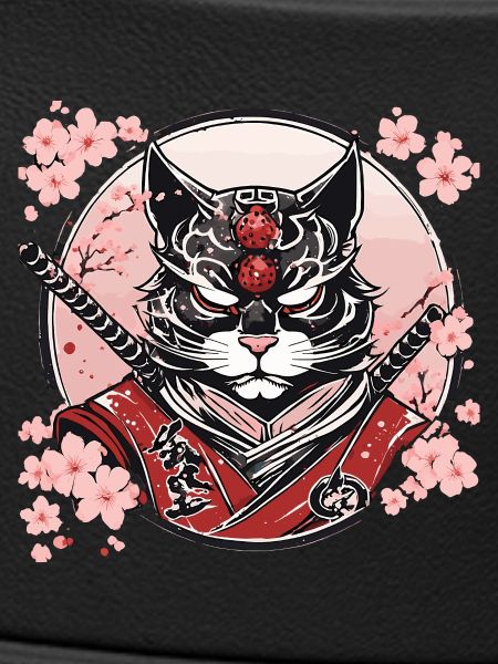 Dämonischer Kawaii Neko Samurai : Katzen-Samurai