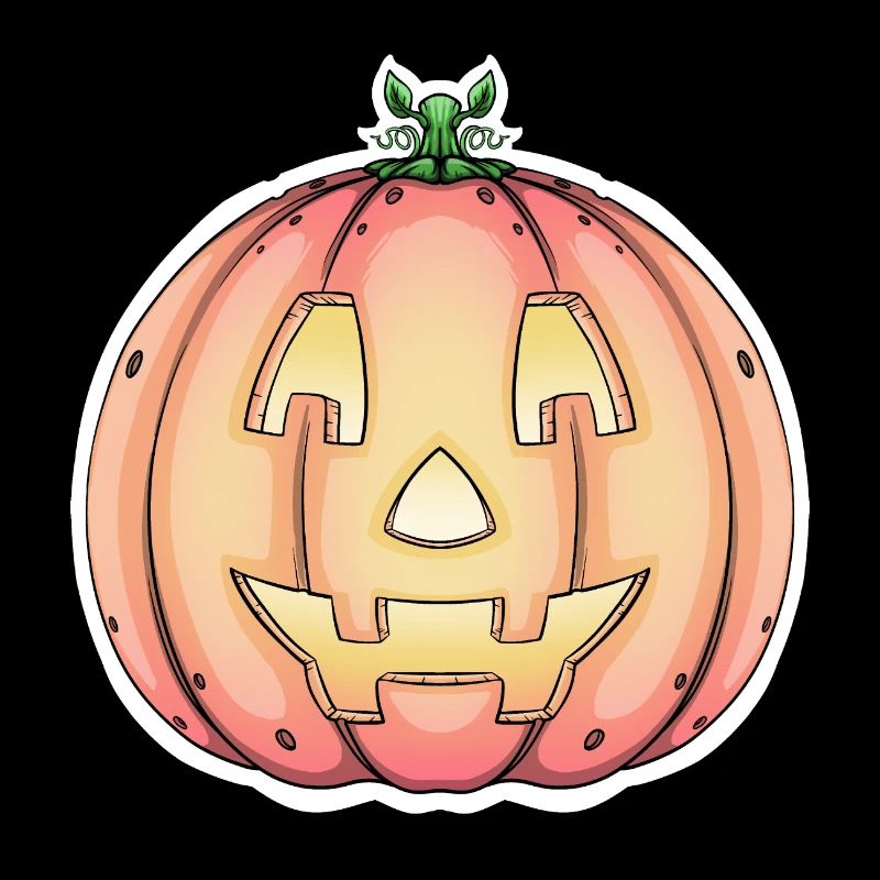 Halloween Pumpkin Jack-o'-Lantern Design