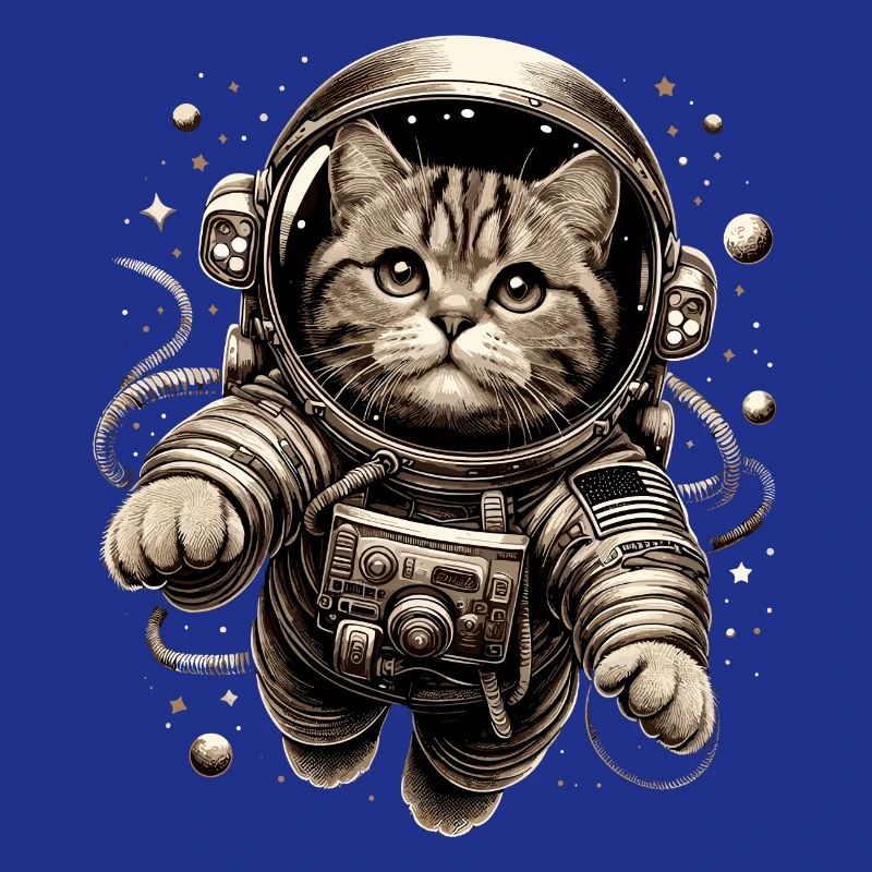Astronaut BKH getigert Geschenk