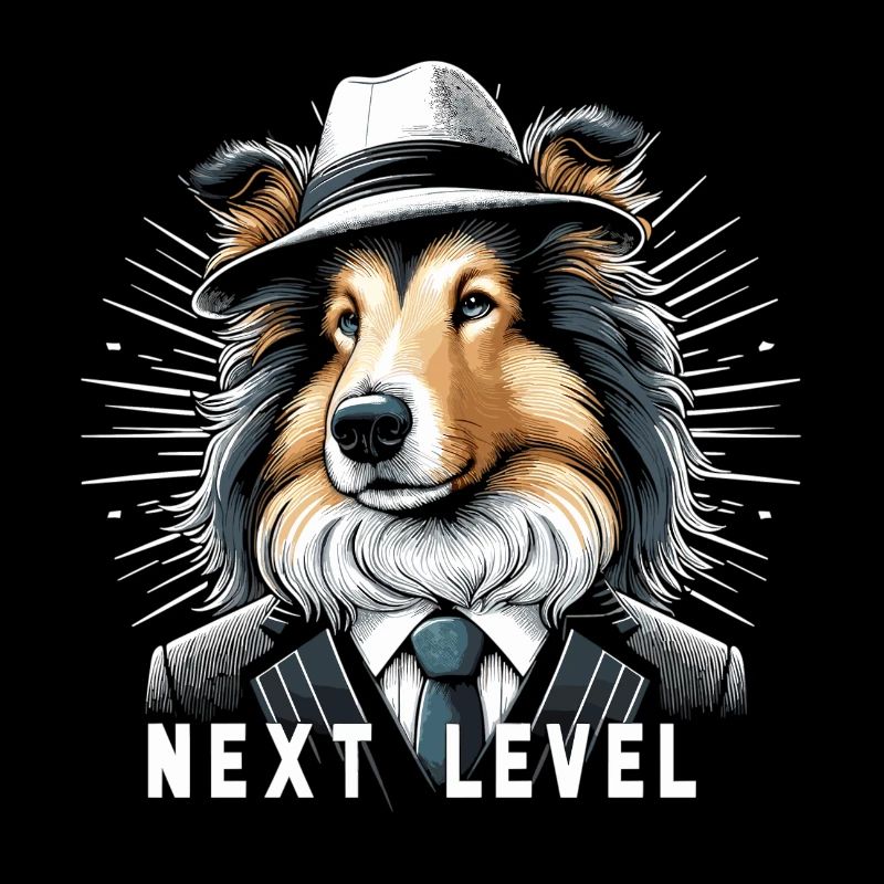 Collie Suit Chic Dog Hat Gift