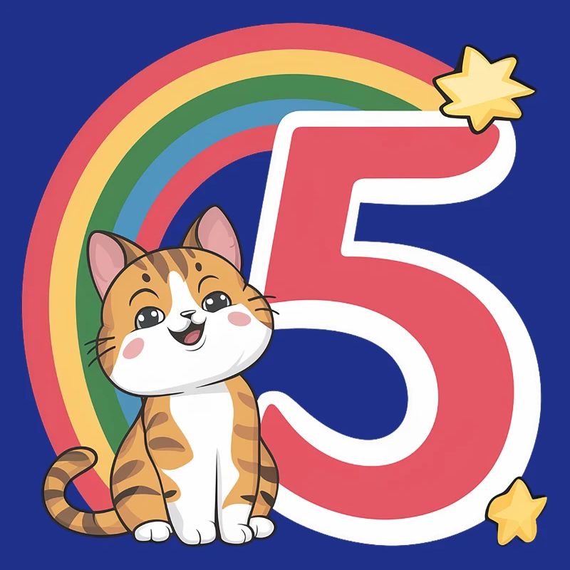 Chat mignon - 5e anniversaire - 5 ans