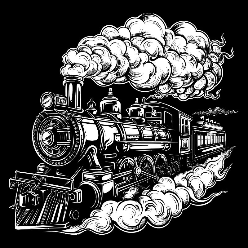 Graphiques de locomotives à vapeur