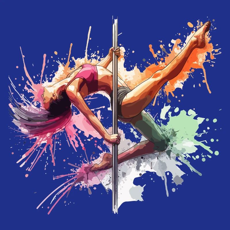 Pole Dance Couleurs Dynamiques Pole Dance Cadeau