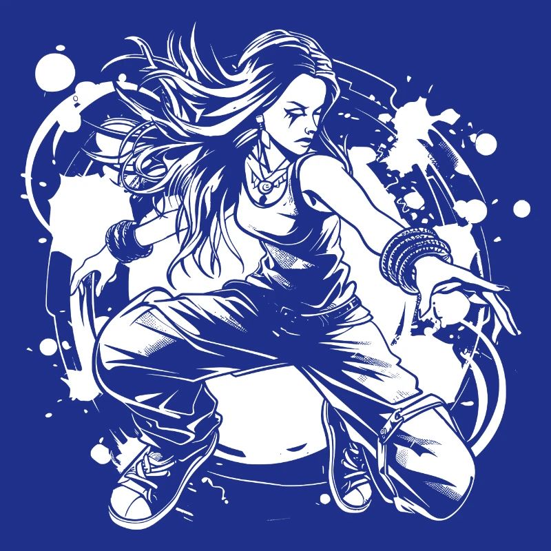 Breakdancer Mädchen
