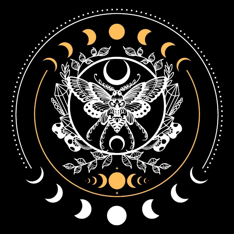 Celestial Moth Mandala