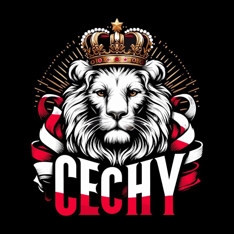 Cechy Bohême République tchèque Lion drapeau cadeau