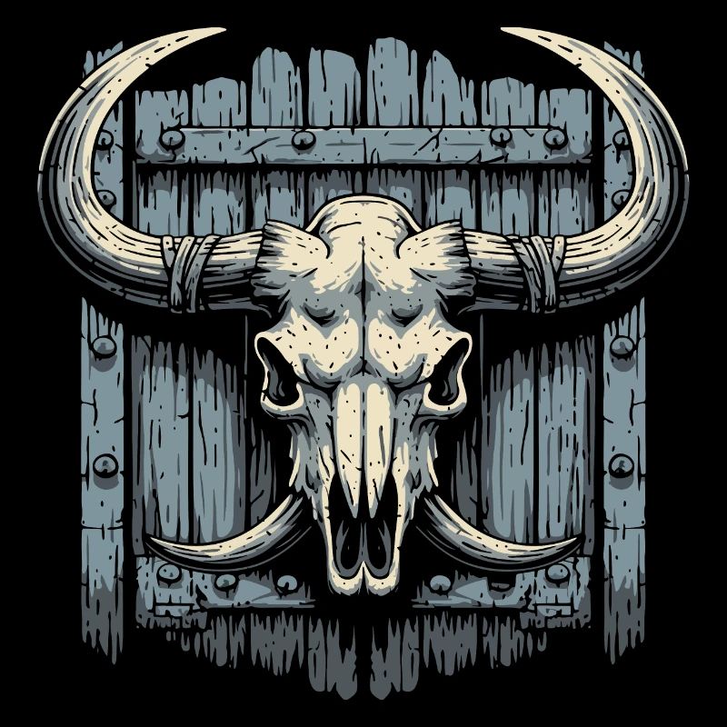 Crâne de bison
