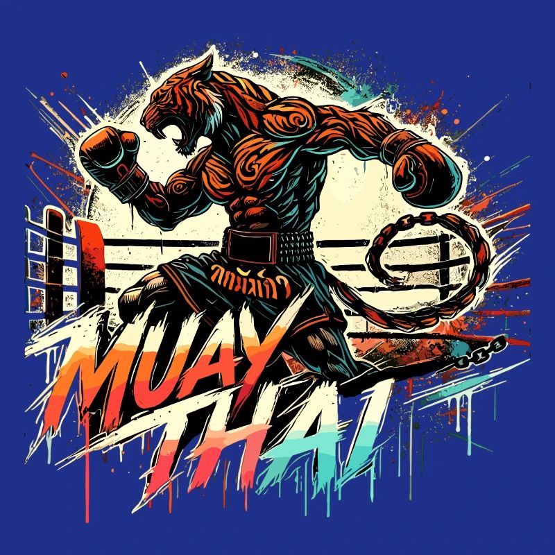 Muay Thai Tiger Boxe thaïlandaise Kickboxing Boxe Cadeau