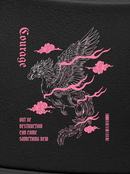 Courage – Phoenix Wiedergeburt Design
