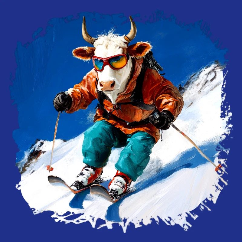 Cows Ski