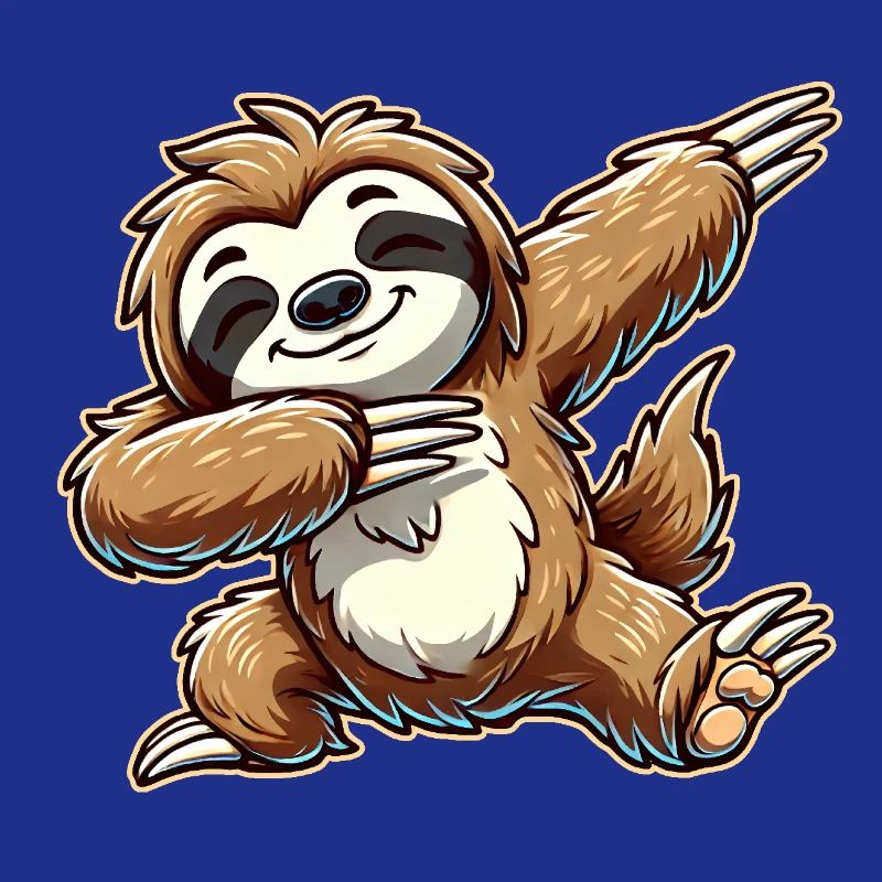Dabbing Sloth Dab Dancing Idée cadeau