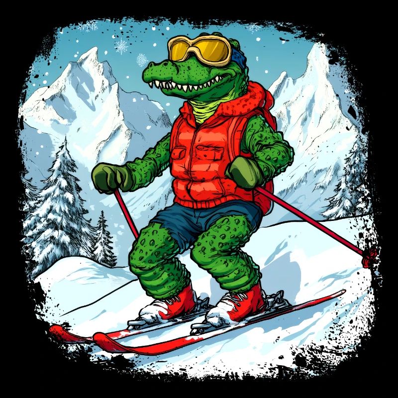 Krokodile Ski