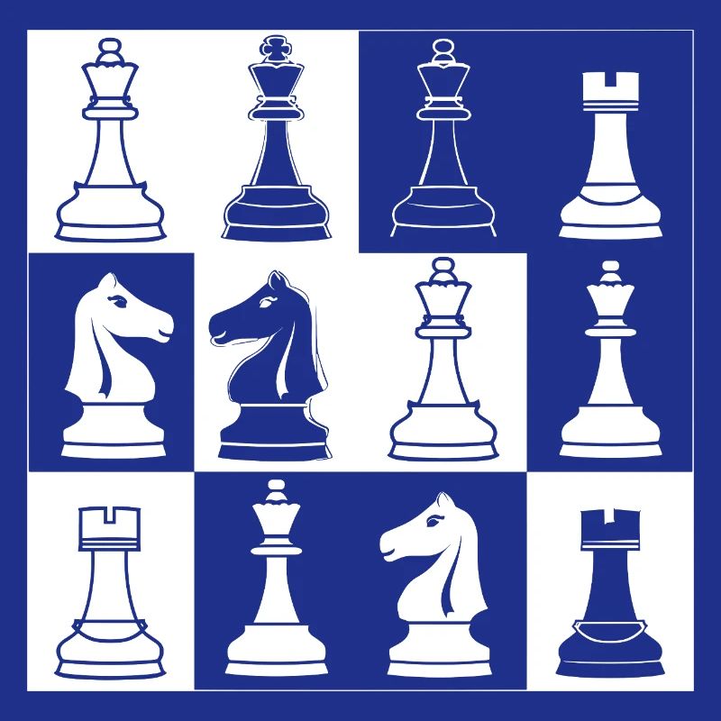 Chess Pieces Sketch