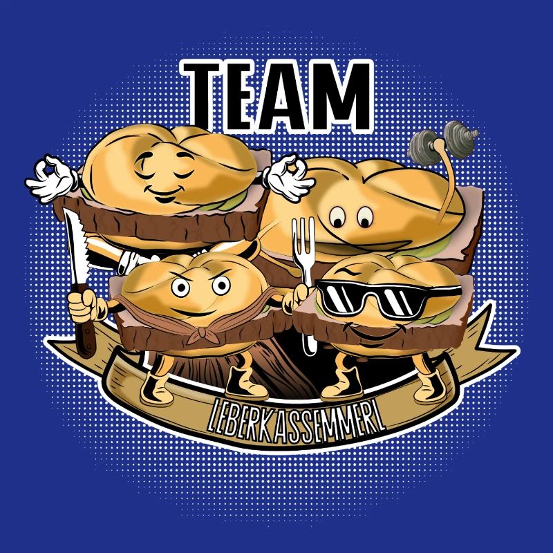 L’équipe Leberkassemmel – Snack Squad !