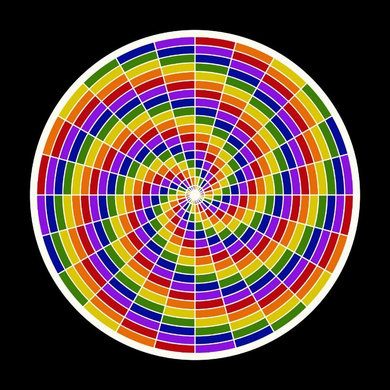 Farbige Spirale Kunstgestaltung