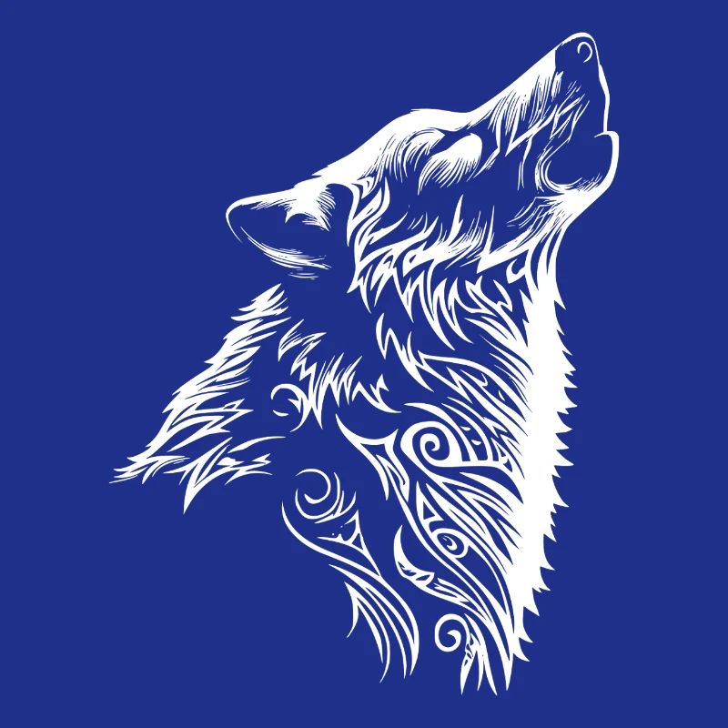 Wolf Tribal Wolf Head Tattoo