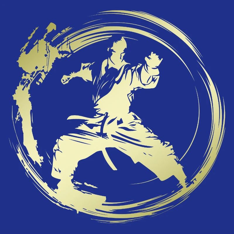 Karate Silhouette Fighter