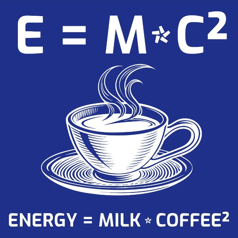 Café buveur de café Formule E=MC2