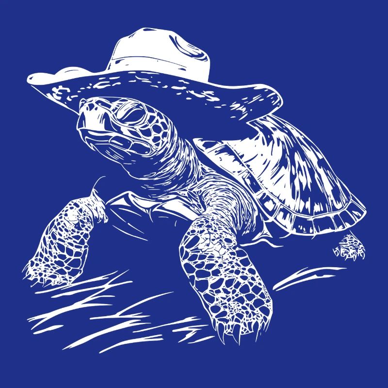 Turtle Cowboy Hat Western