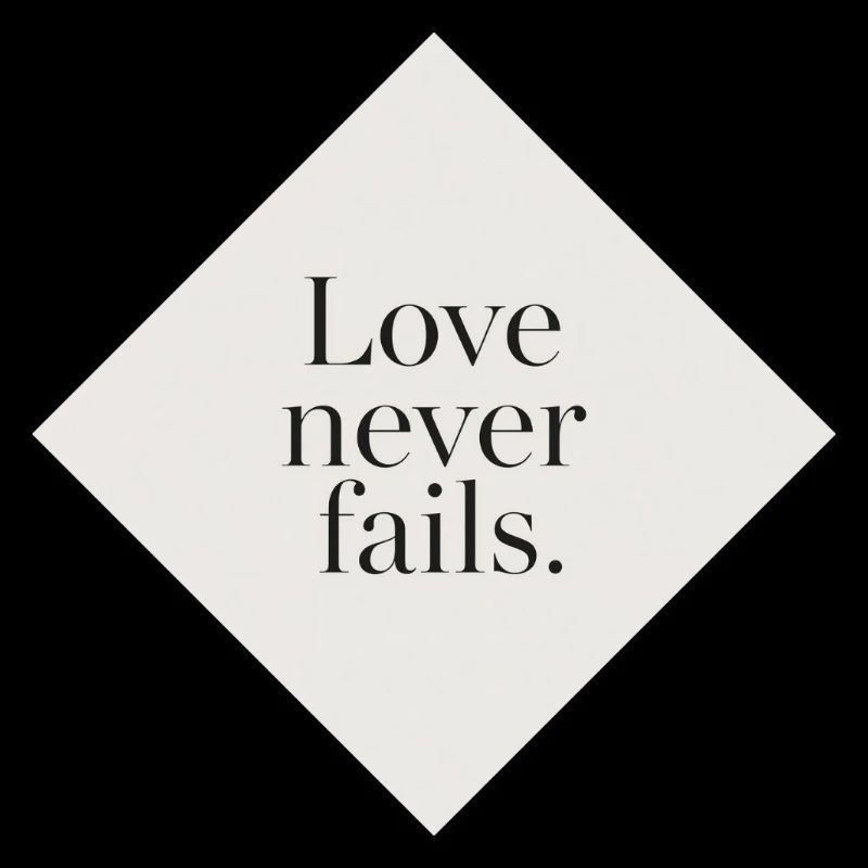 Unwavering Love on a Cream Background