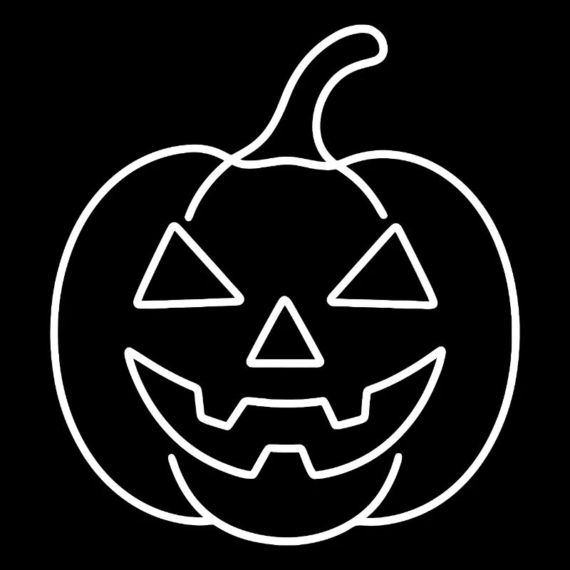 Pumpkin One Line Art – Halloween Sketch