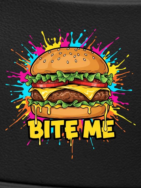 Popart Burger Bite Me 