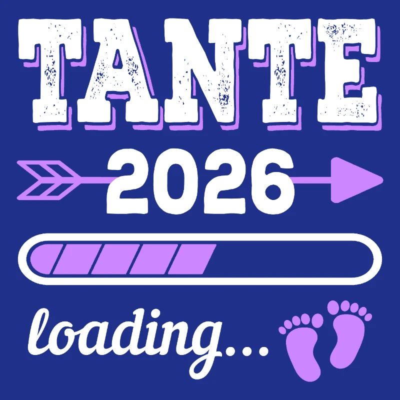 Tante 2026 Loading Schwangerschaft Geschenkidee