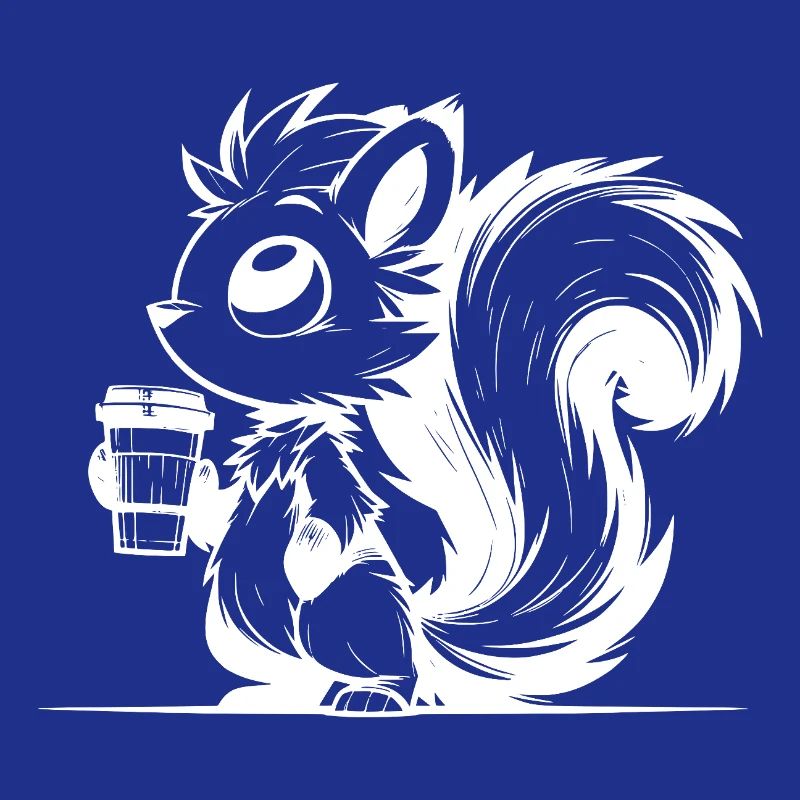 Eichhörnchen im Koffeinrausch - Bin schon wach
