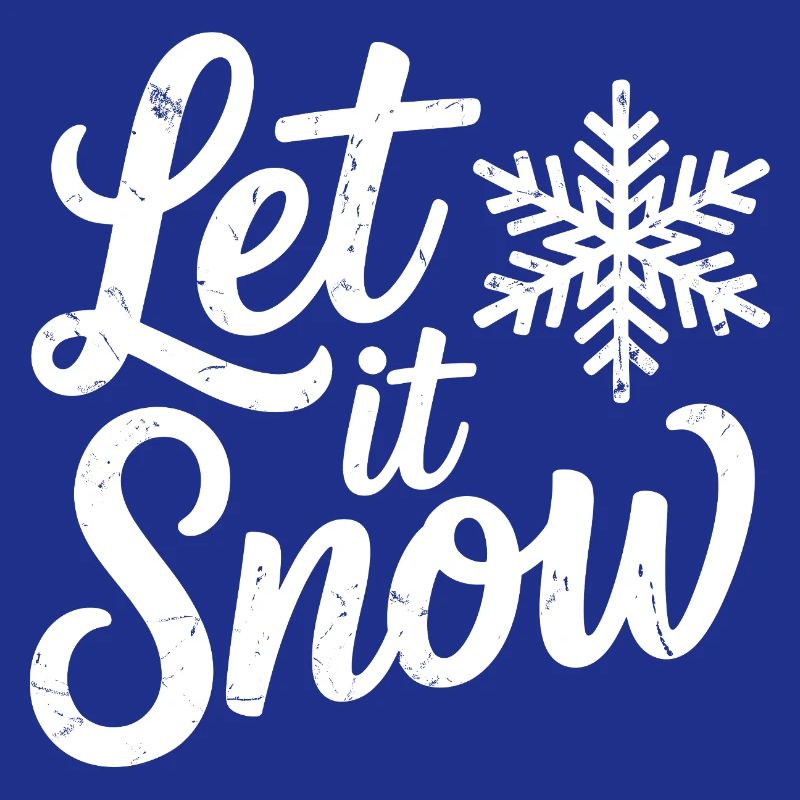 Flocon de neige de Noël Let It Snow