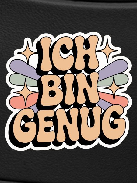 Ich bin genug – Retro Statement