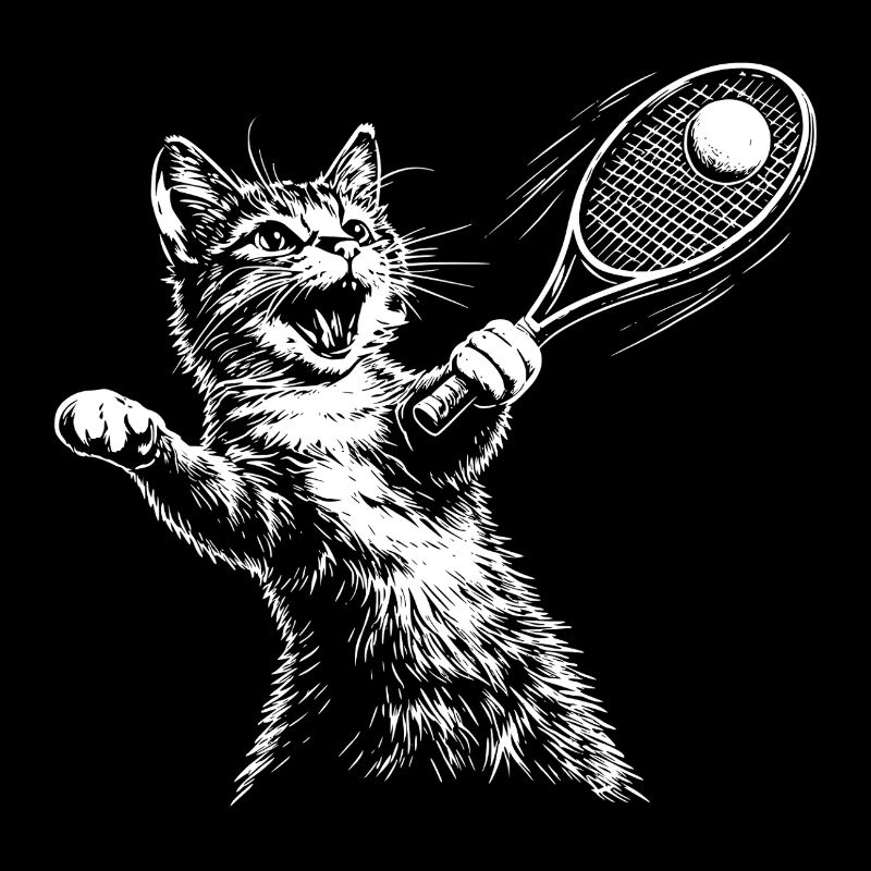 Funny Cat Tennis