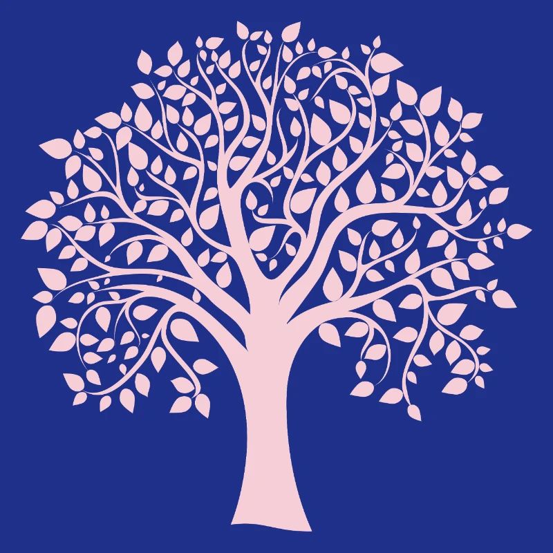 Icon Pink Jumbo Tree Print Silhouette