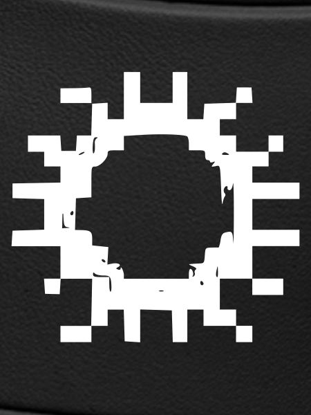 Cell Virus Pixel Outline