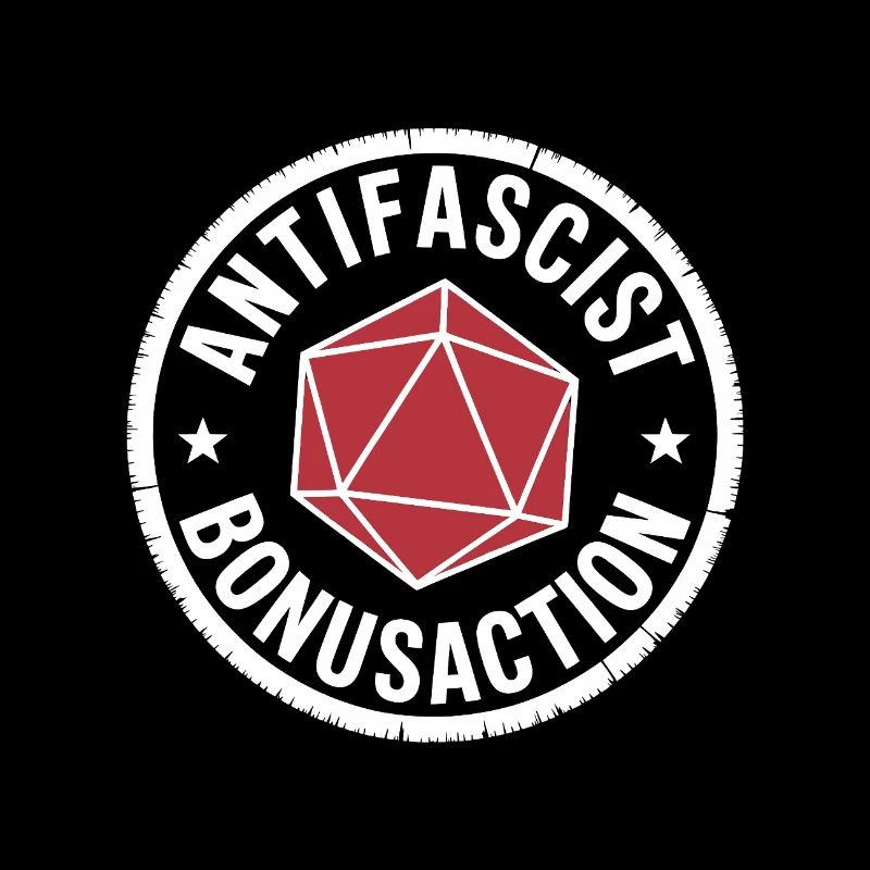 Antifascist Bonusaction - D'n'D Antifa Tee