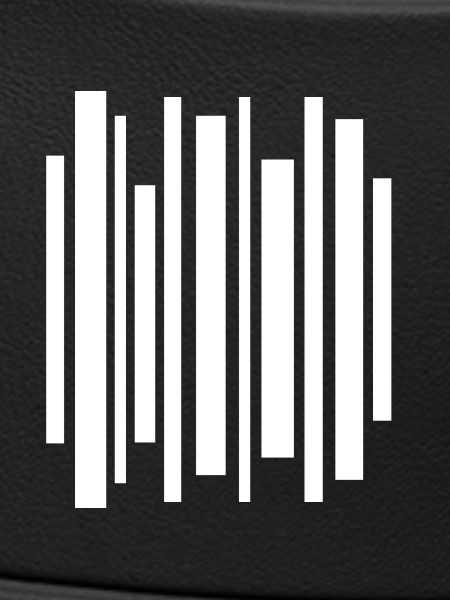 Minimal Stripes Barcode-Mosaik