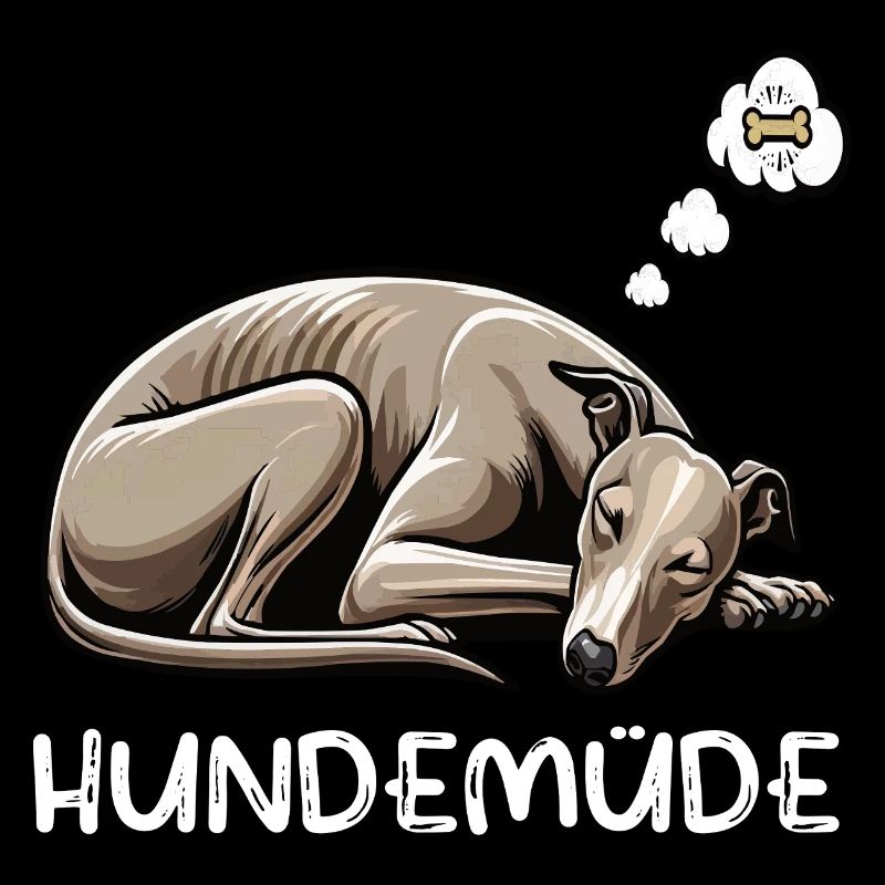 Hundemüde Whippet Windhund Whippets Whippethalter