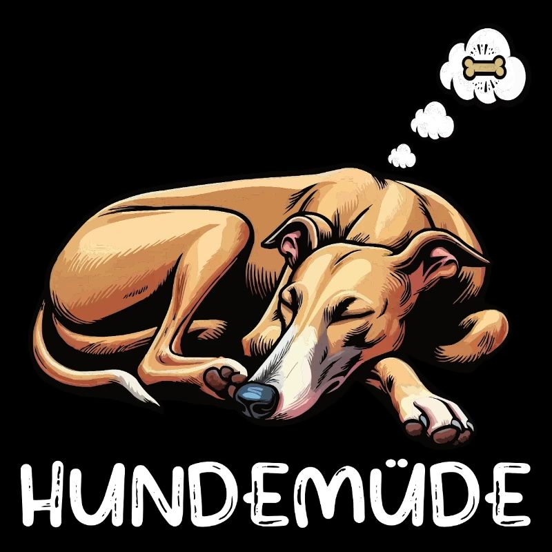 Hundemüde Whippet Windhund Whippets Whippethalter