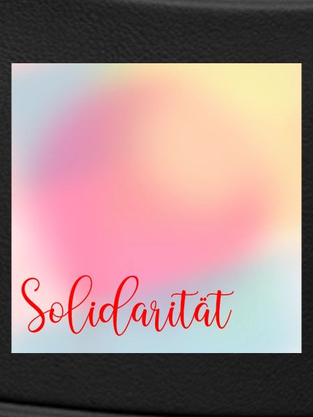 Werte Solidarität