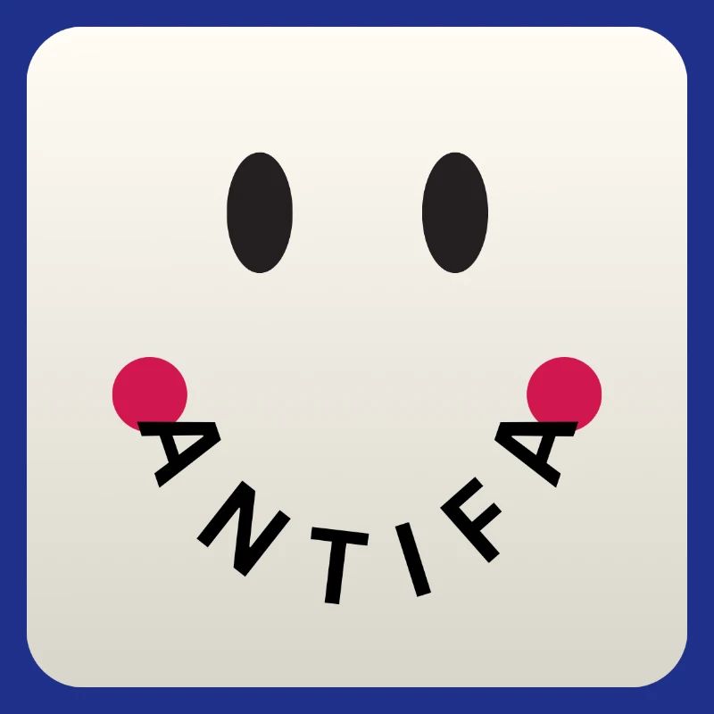 Friendly Antifa Greige | Gradient Design Smile