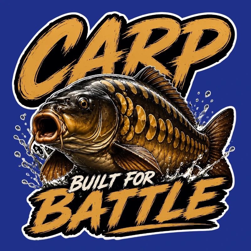 Carpe construite pour la conception de la pêche de combat