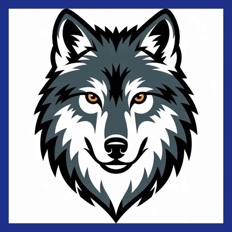 Wolf Graphic Emblem