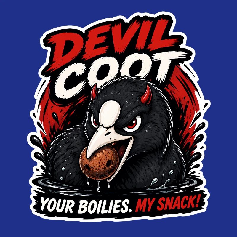 Conception drôle de pêche à la carpe Devil Coud