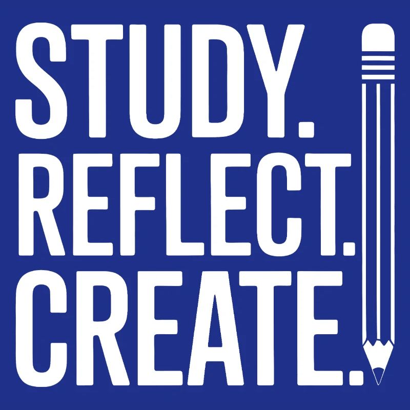 Study Reflect Create Typography Art